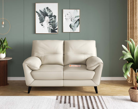 Suntory Leather 2 Seater Sofa - Furnishka
