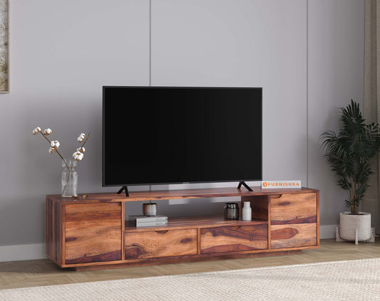 Adora Sheesham Wood TV Entertainment Unit - Furnishka