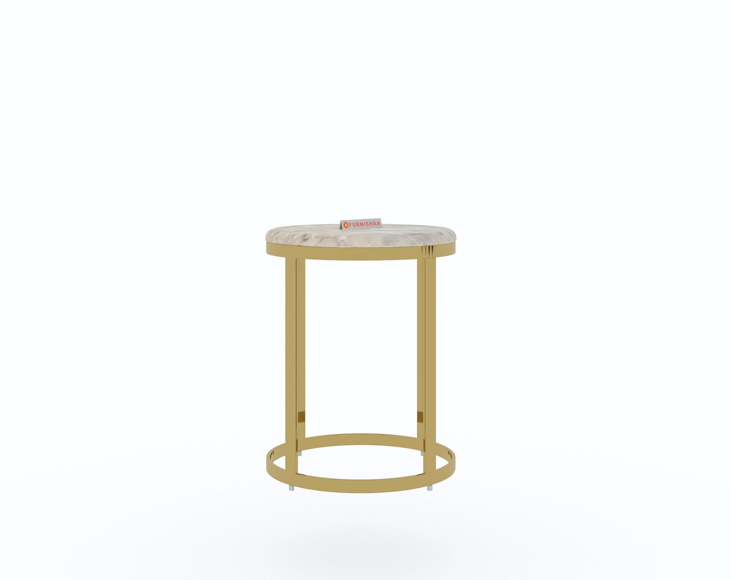 Arcus Side Table with Australian Onyx Top - Furnishka