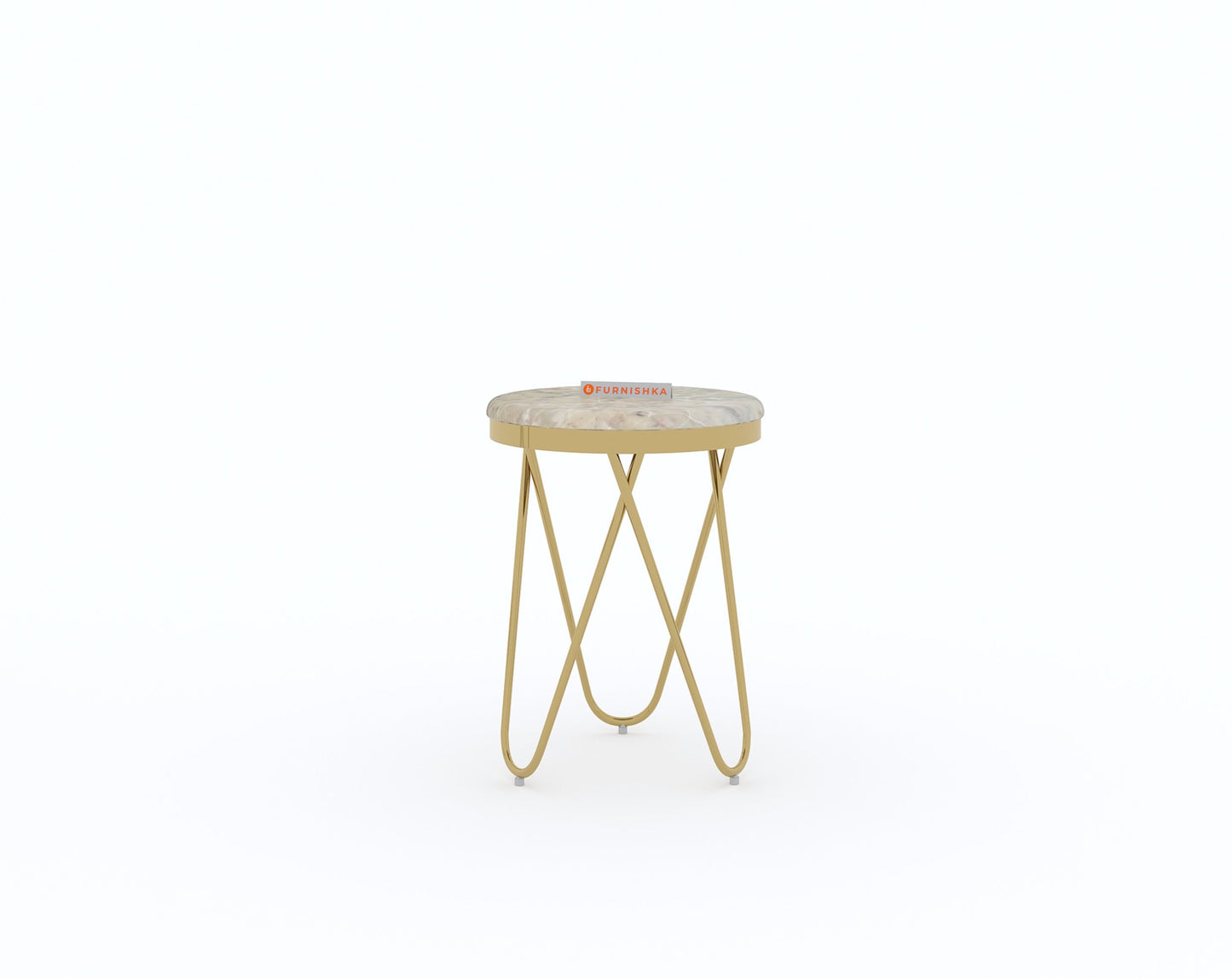 Clos Side Table with Australian Onyx Top - Furnishka