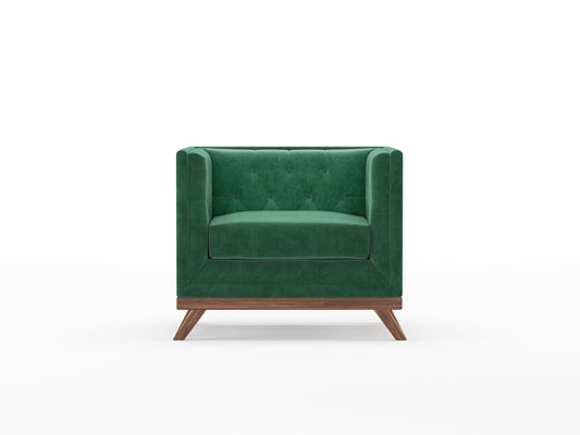 Matilda Sofa 1 Seater Pine Green