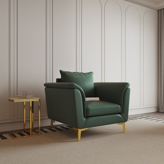 Emilie Leatherette Sofa 1 Seater