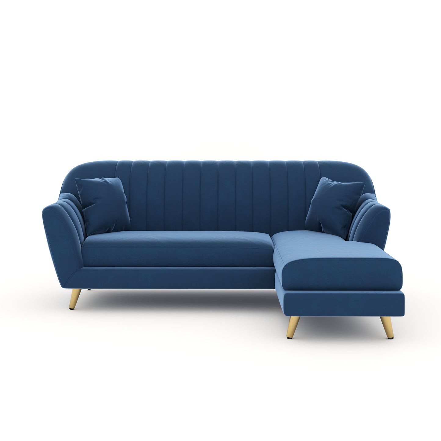 Marco Sectional Sofa 2+L RHS - Blue