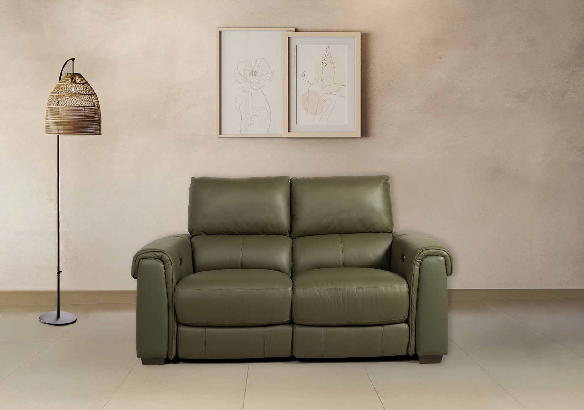 Power Recliner Leather Recliner Seater Sofa Velora Seater