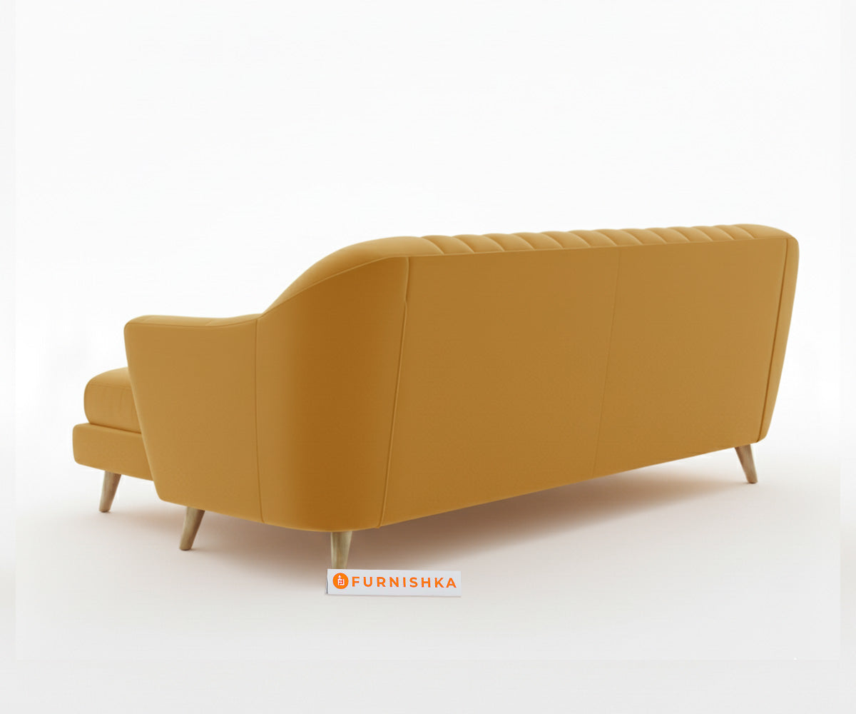Marco Sectional Sofa 2+L LHS Mustard Yellow