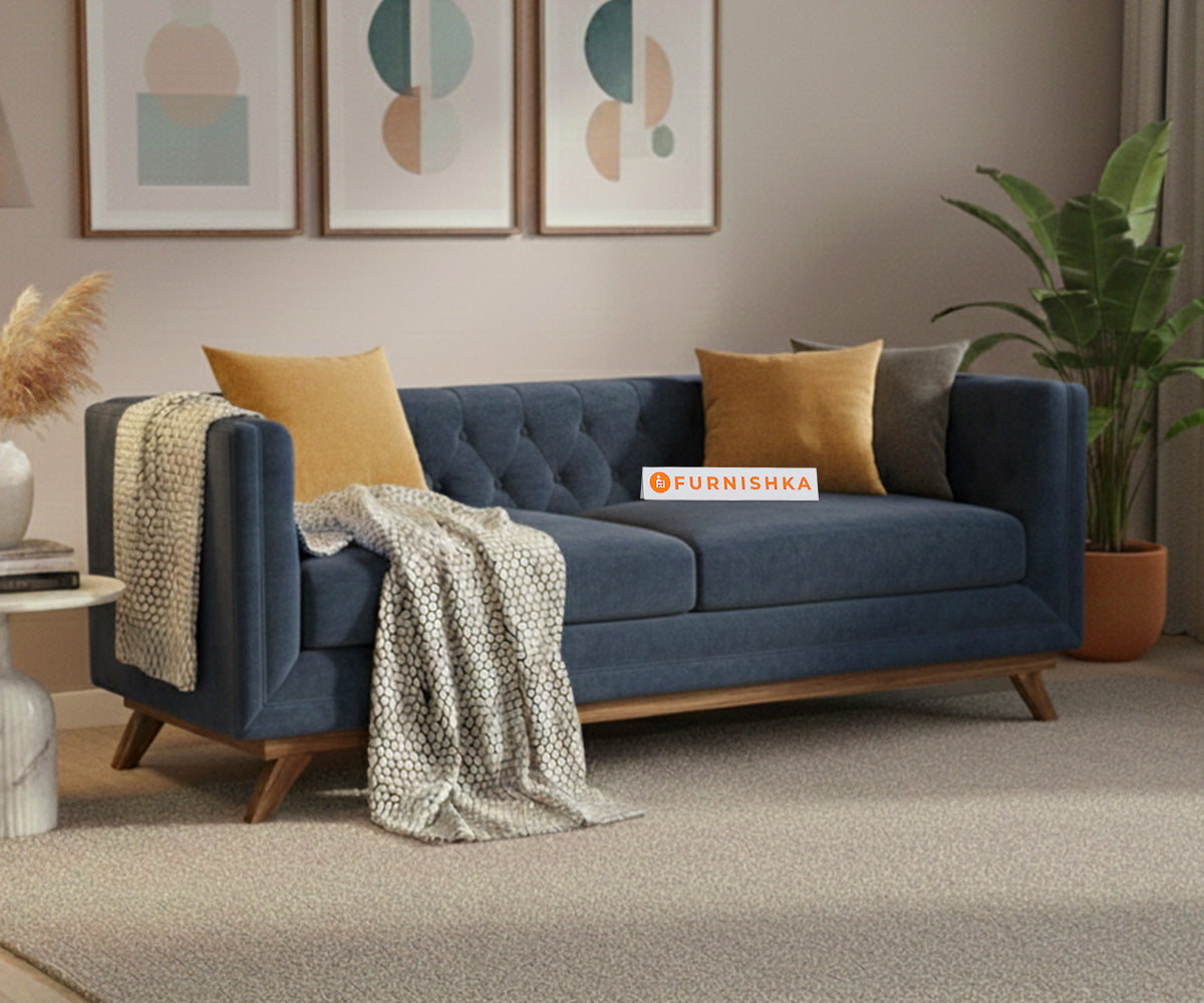 Matilda Sofa 3 Seater Persian Blue