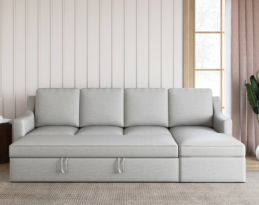 Arrasso Sofa 3+L RHS Sofa cum Bed - Pull out Type