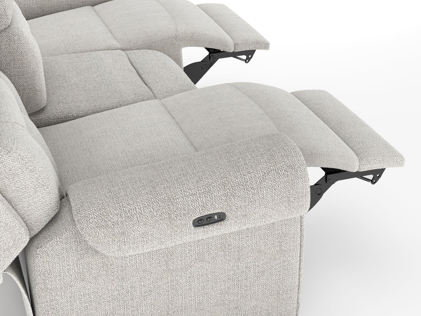 Alpen Motorised Electric 3 Seater Recliner - Furnishka