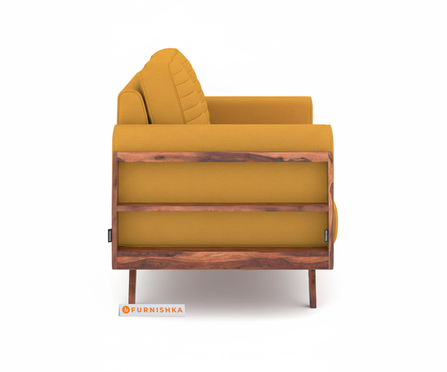 Amaari 3+2 Sofa Set Seater Mustard Yellow - Furnishka