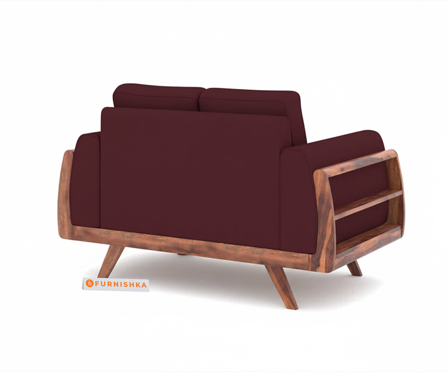 Amaari 3+2 Sofa Set Seater Red Wine - Furnishka