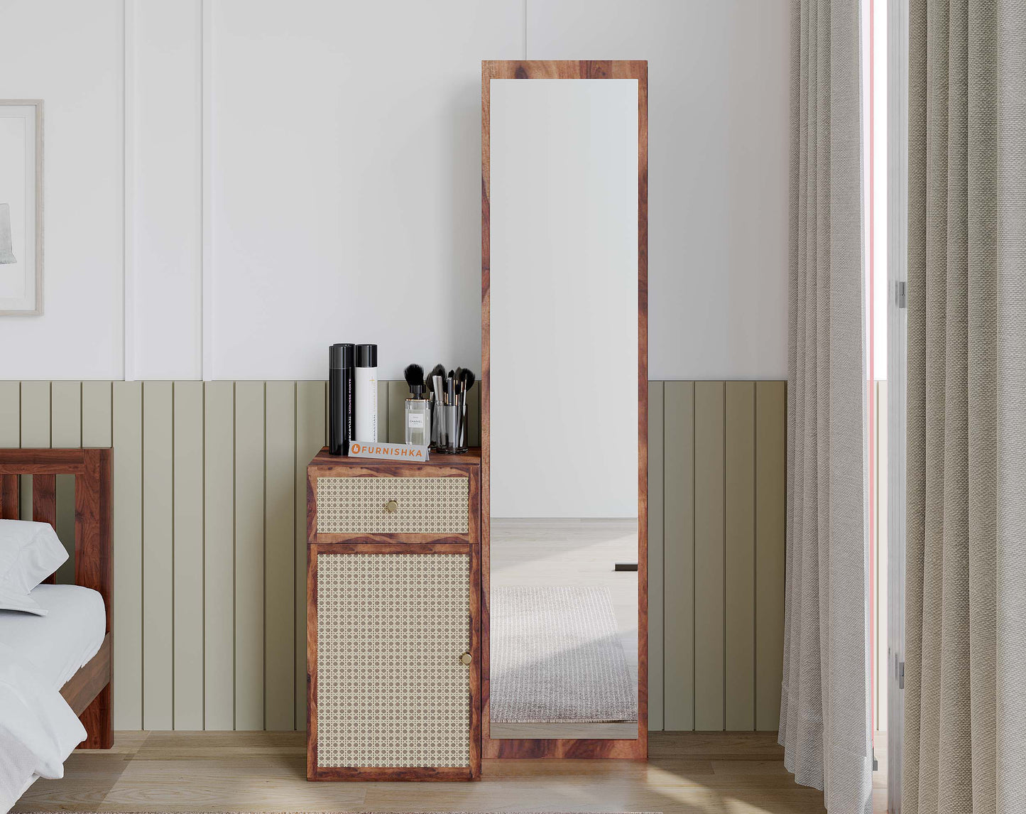 Amara Vedh Dresser with 1 Drawer & 1 Shutter - Furnishka