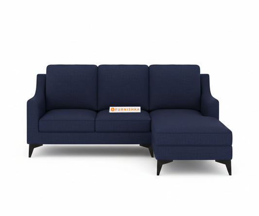 Arrasso 2+RHS Sectional Sofa - Dark Navy Blue - Furnishka