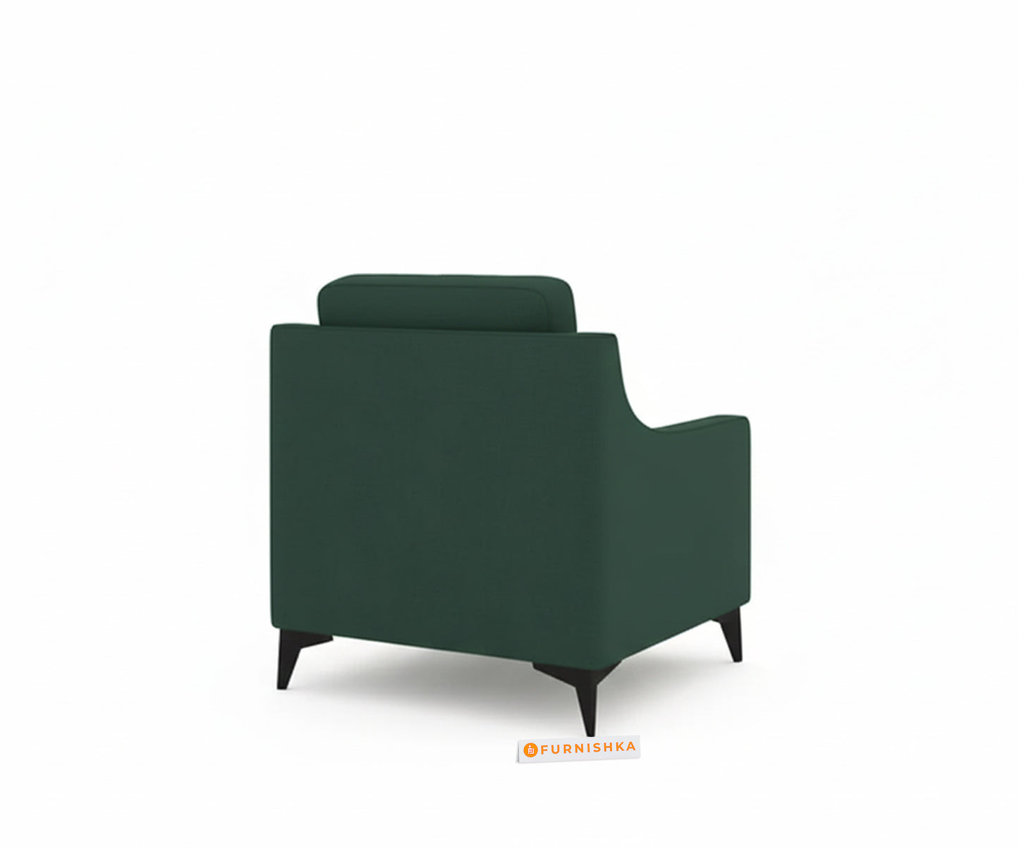 Arrasso Sofa 1 Seater Dark Green Pine - Furnishka