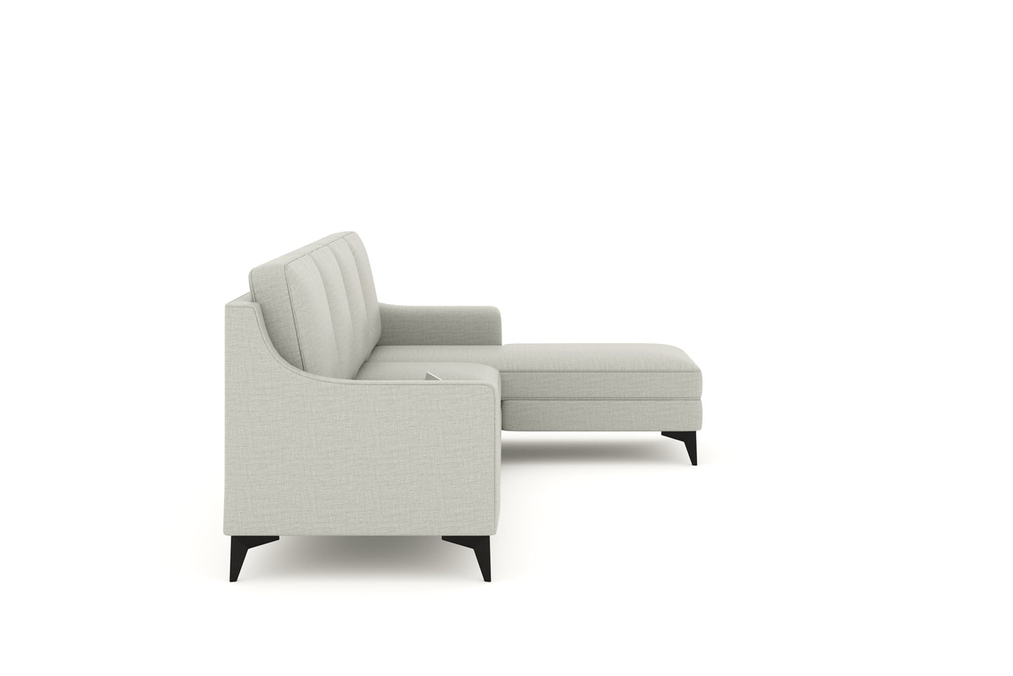 Arrasso Sofa 3+RHS Sectional Sofa - Light Beige - Furnishka