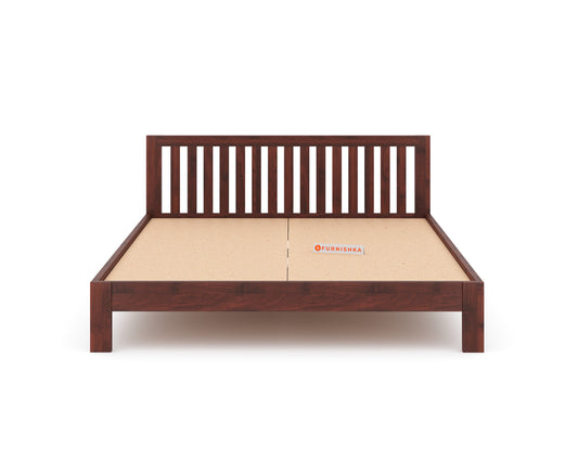 Arya Solid Wood Bed with Non Storage - King Size - Furnishka