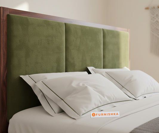 Ashlyn Sheesham Bed Box Storage - King Size Pine Green - Furnishka