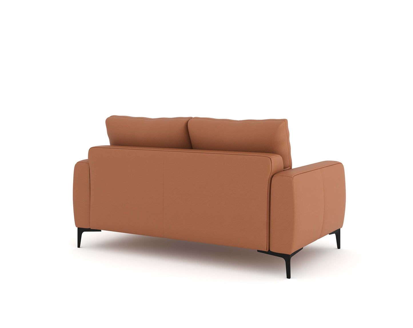 Balvin Leather 2 Seater Sofa - Furnishka