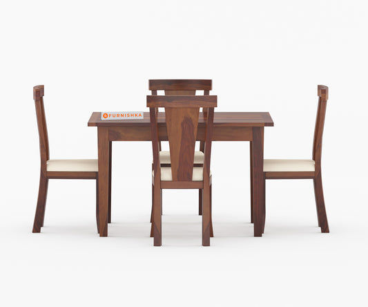 Bethany 4 Seater Dining Set with Cushion Chairs - Furnishka