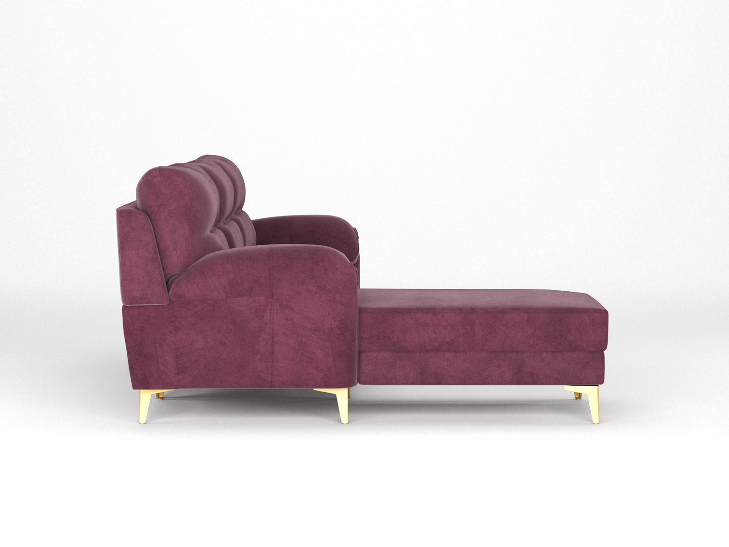 Bilance 2+L LHS Sofa Set Red Wine - Furnishka