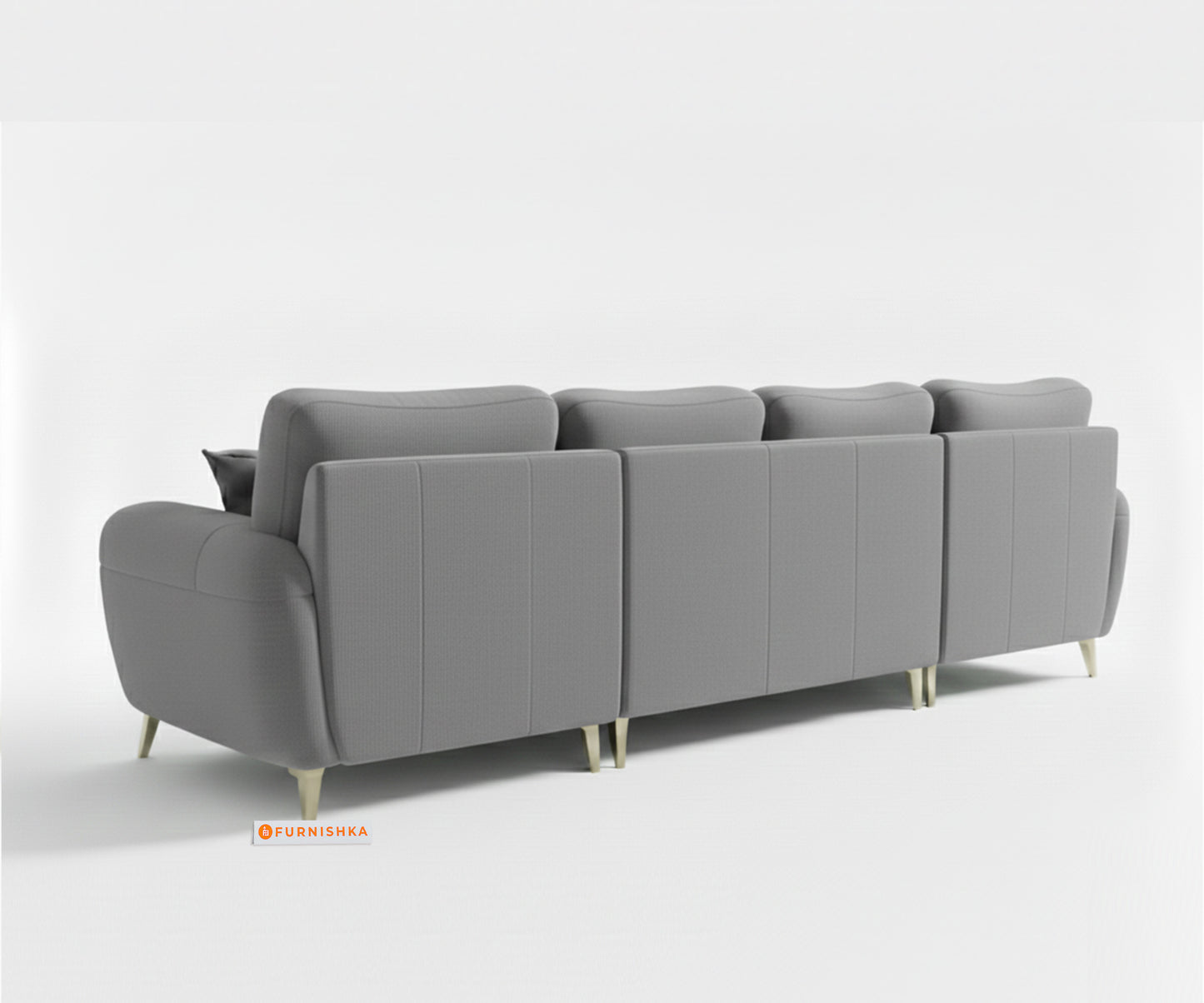 Bilance 3+L RHS Seater Sofa Set Trout Grey - Furnishka