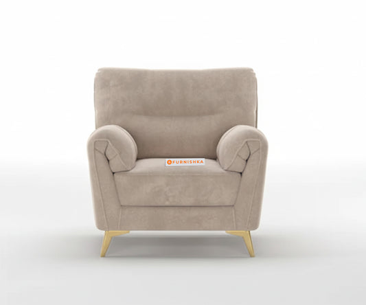 Bilance Sofa 1 Seater light beige - Furnishka