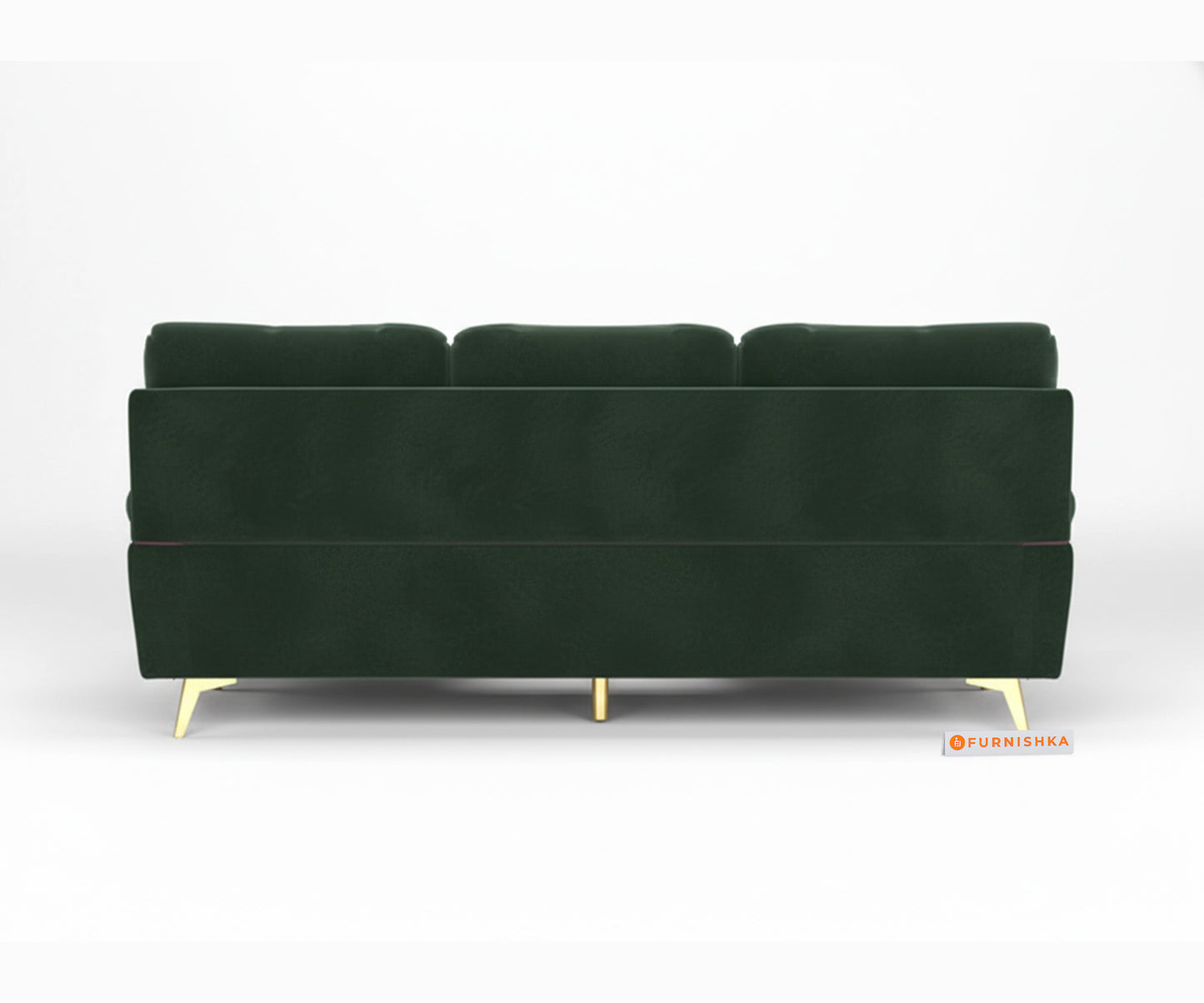 Bilance Sofa 2 Seater L Shape Sofa RHS Pine Green - Furnishka