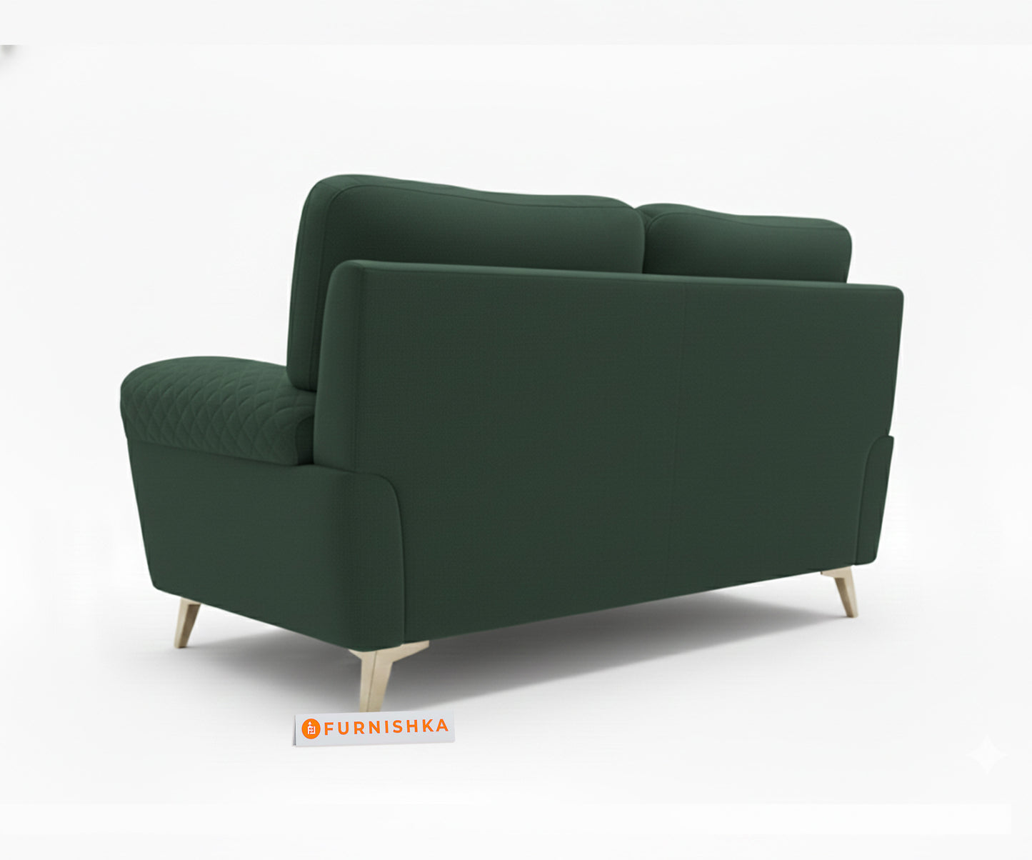 Bilance Sofa 2 Seater Pine Green - Furnishka