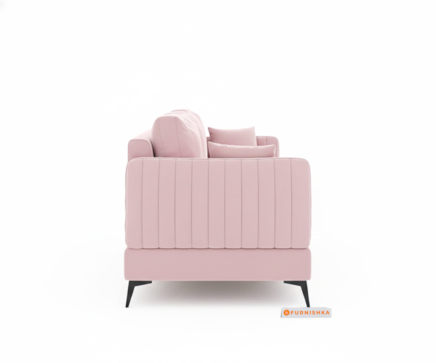 Corbida 3+2 Seater Sofa Set - Flamingo Pink - Furnishka
