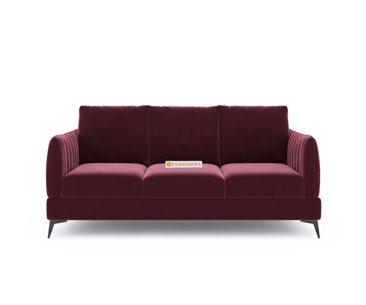 Corbida 3+2 Seater Sofa Set - Red Wine - Furnishka