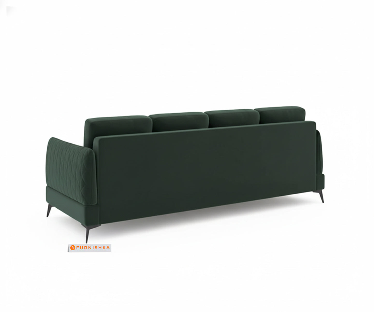 Corbida Sofa 3+L LHS Pine Green - Furnishka