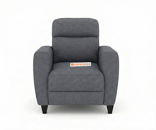 Daina 1 Seater Sofa Trout Space Grey - Furnishka