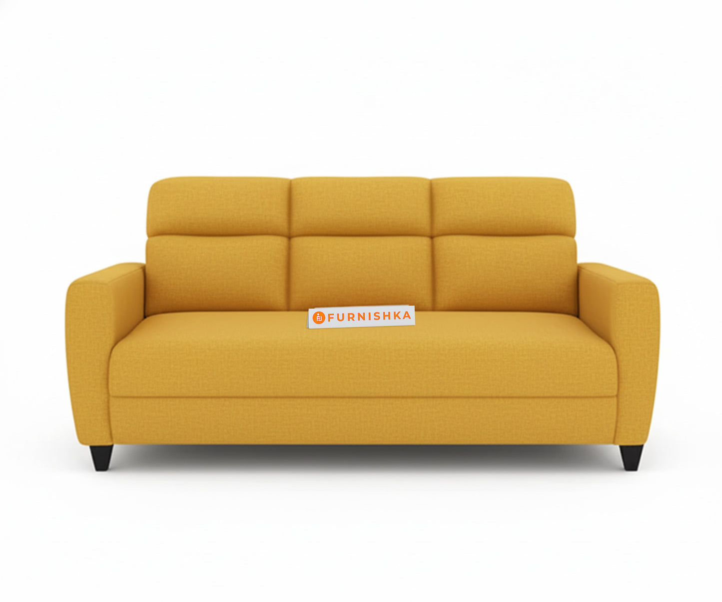 Daina 3 seater sofa Mustard Yellow - Furnishka