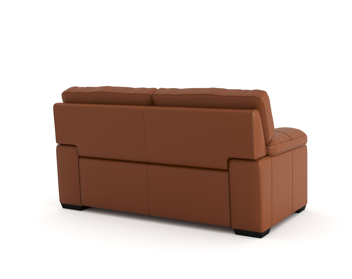 Daniel Leather 2 Seater Sofa - Furnishka