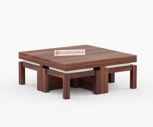 Evan Sheesham Wood Coffee Table
