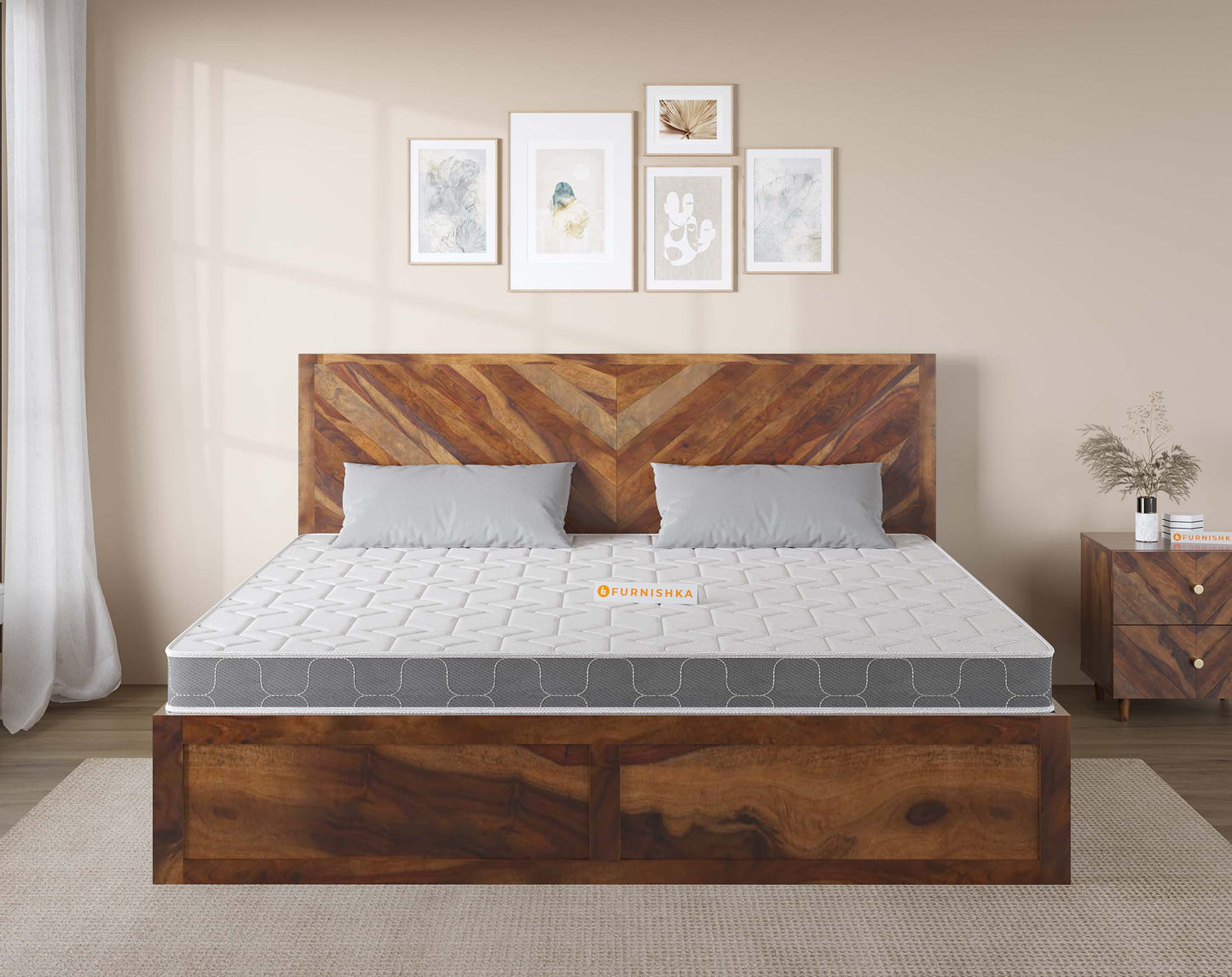 Elegant Premium Mattress Queen Size - 6 Inch - Furnishka