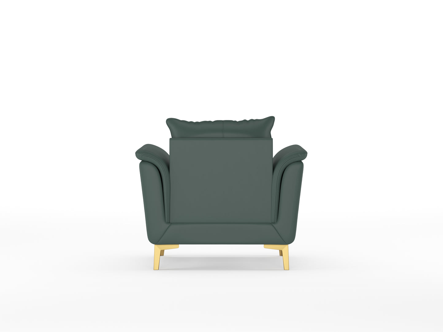 Emilie Leatherette Sofa 1 Seater - Furnishka