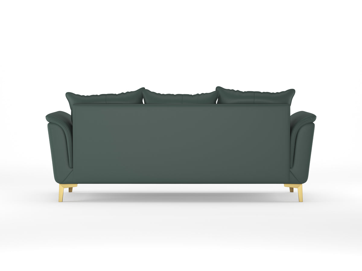 Emilie Leatherette Sofa 3+1+1 Seater - Furnishka