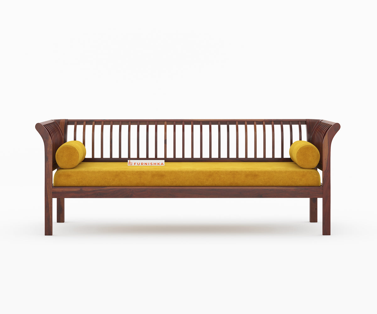 Garud 3+2 Sofa Set Mustard Yellow - Furnishka