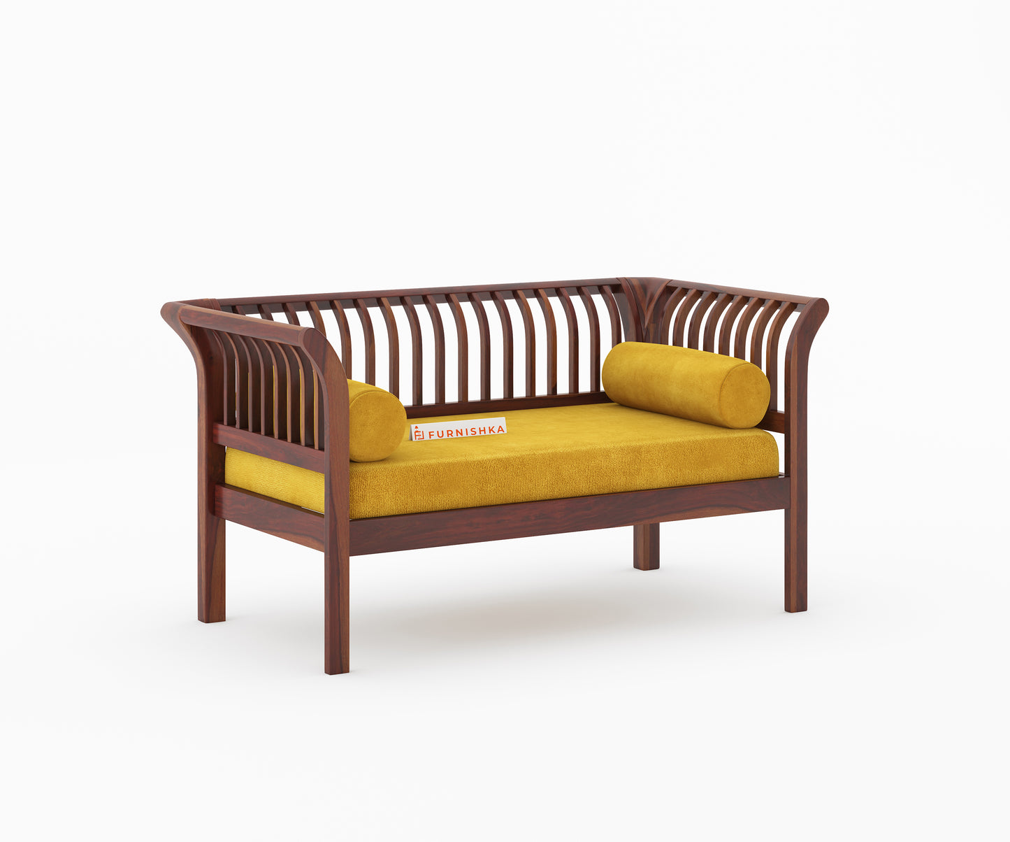 Garud 3+2 Sofa Set Mustard Yellow - Furnishka