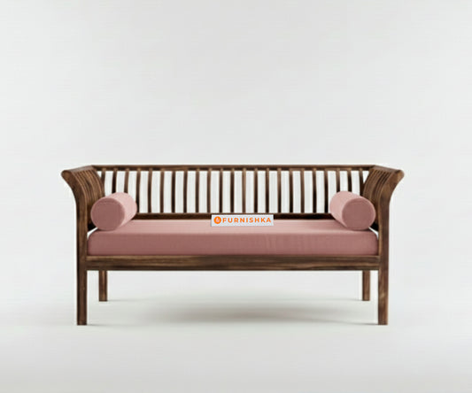 Garud Sofa 2 Seater - Flamingo Pink - Furnishka