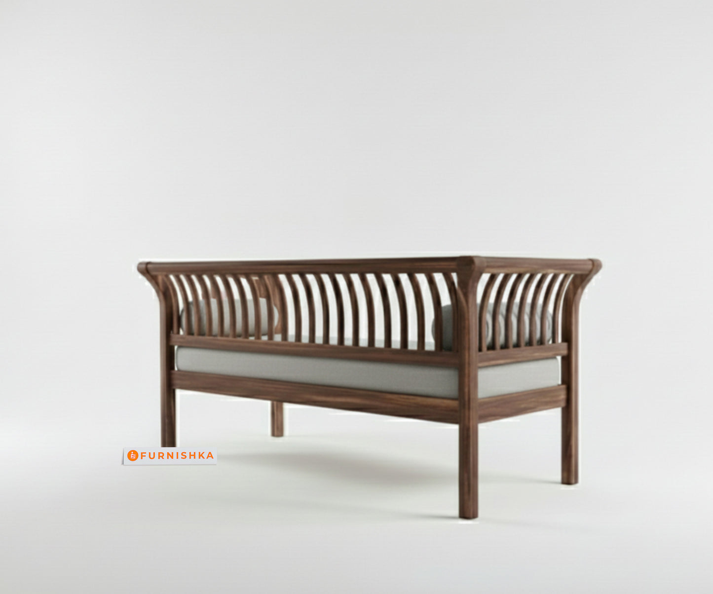 Garud Sofa 2 Seater Trout Space Grey - Furnishka