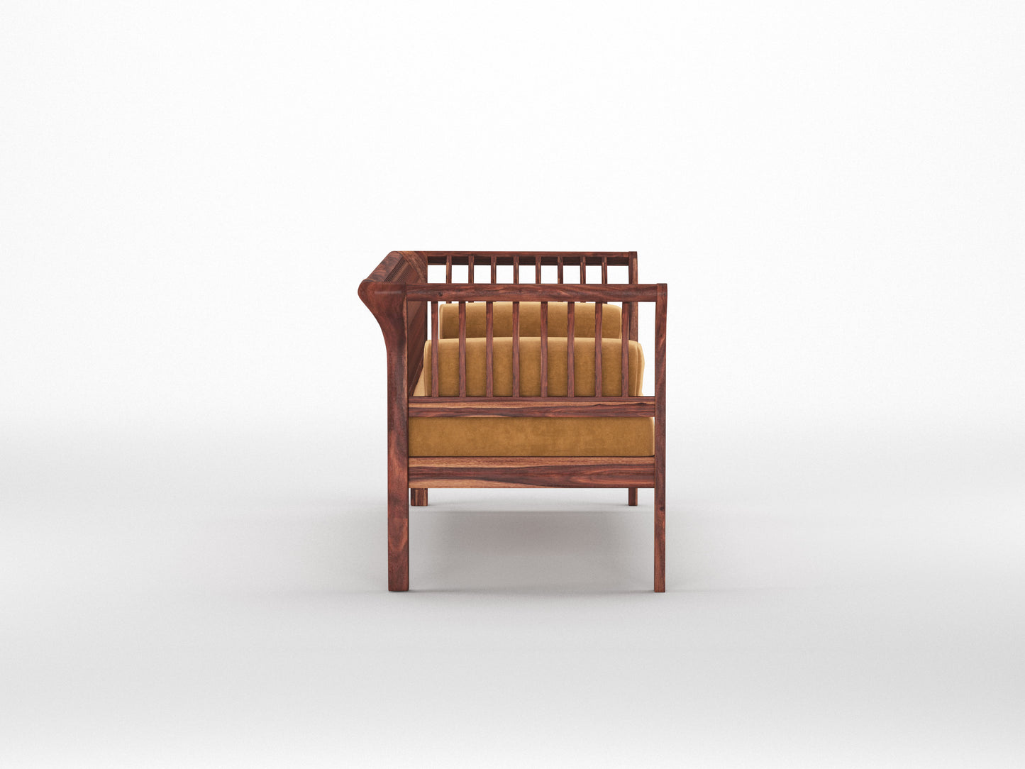 Garud Sofa 3 Seater Mustard Yellow - Furnishka