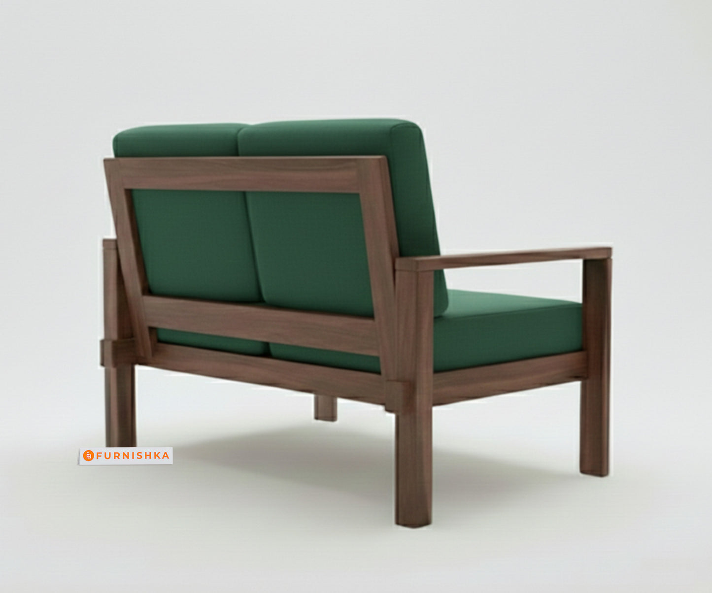 Halle sofa - 2 Seater Pine Green - Furnishka
