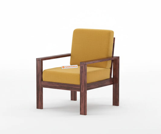 Halle sofa - 1 Seater Mustard Yellow