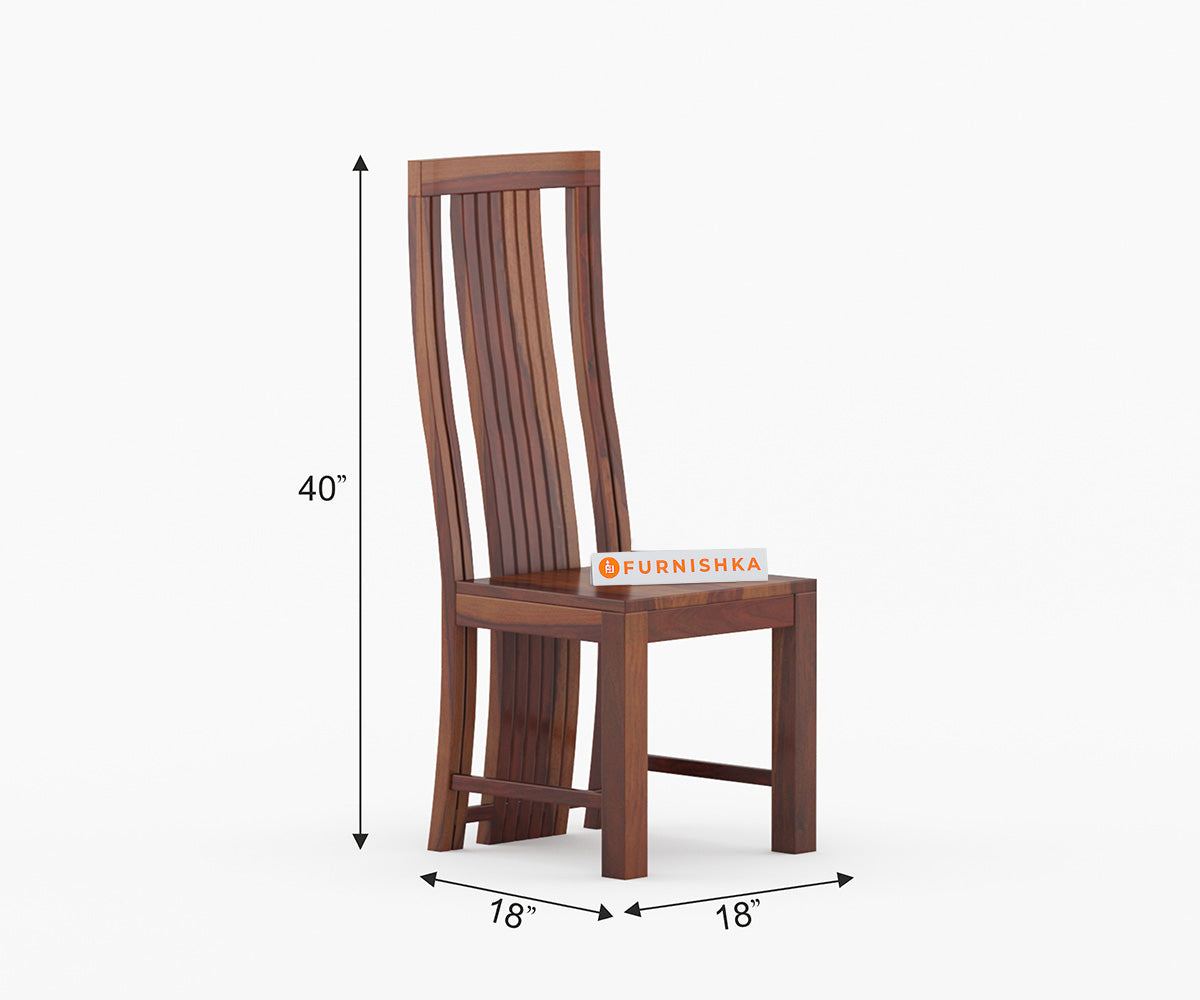Jonas Sheesham Wood Dining Chair - Furnishka