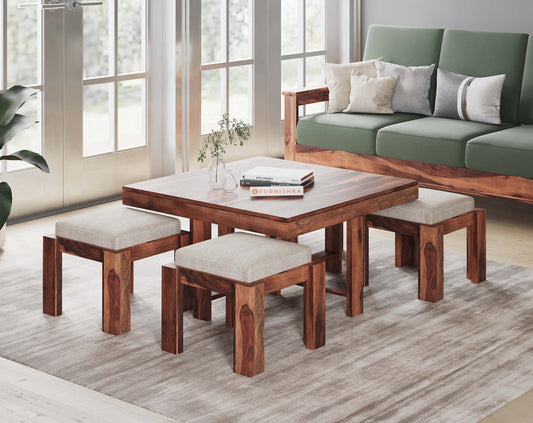 Kiana Sheesham Coffee Table - Furnishka