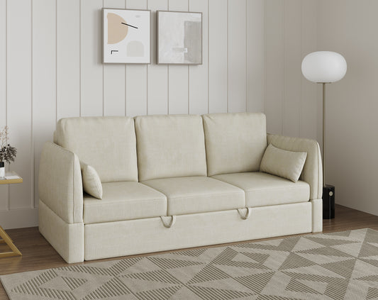 Corbida Sofa 3 Seater Sofa Cum Bed - Pull out Type