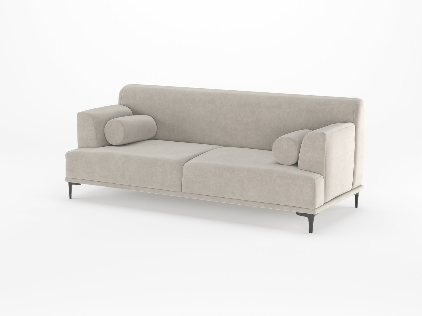Liam 3+1+1 Seater Sofa Set - Light Beige - Furnishka
