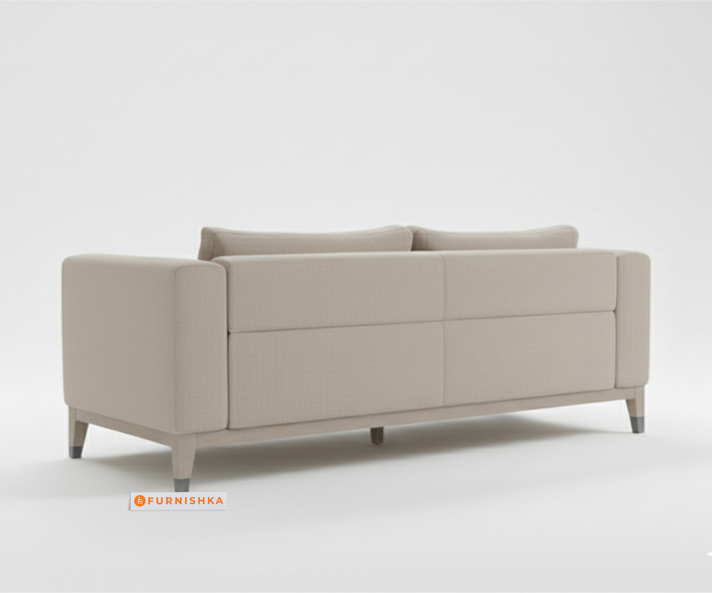 Linda Sofa 3 Seater Light Beige - Furnishka
