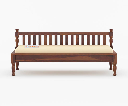 Lizea Sheesham Wood Diwan - Furnishka